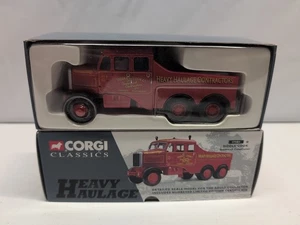 Corgi Classic Heavy Haulage #17501 Siddle Cook Scammell Contractor in box COA - Picture 1 of 6