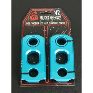 Cheetah Factory Racing Teal 3 in Knucks Riser CFR-CD24-27 - Picture 1 of 3