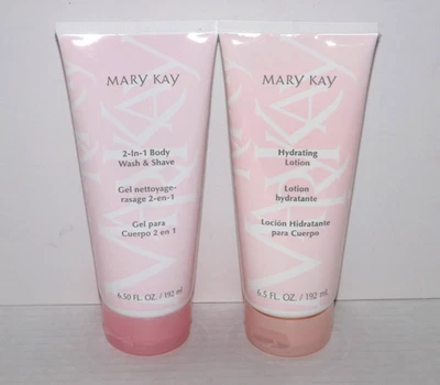 New Mary Kay 2-In-1 Body Wash & Shave & Hydrating Lotion Full Size 6.5fl oz each - Image 1 of 3