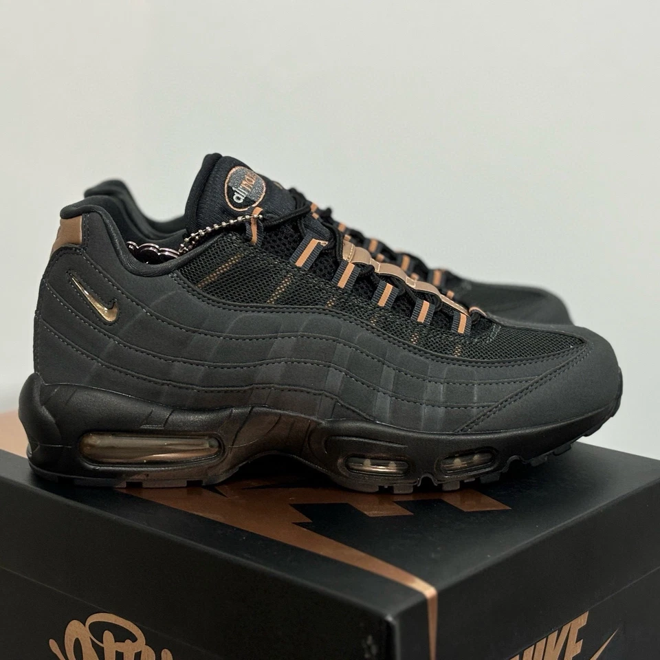 Nike Air Max 95 OG Retro 'Black Copper' comfortable Men's Shoes - Image 1 of 4