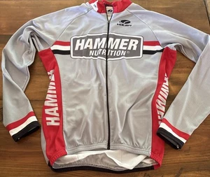 Vintage Voler Hammer Nutrition Full Zip Cycling Jersey Size Mens L USA Made - Picture 1 of 16