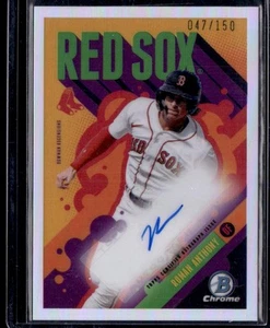 ROMAN ANTHONY 2024 BOWMAN CHROME ASCENSCIONS AUTOGRAPH REFRACTOR RC AUTO 047/150 - Picture 1 of 2