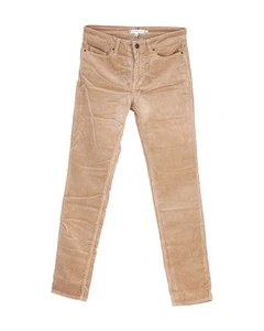 Jeans Tommy Hilfiger donna regular fit velluto a coste verde taglia 26 chiusura con bottoni - Foto 1 di 11