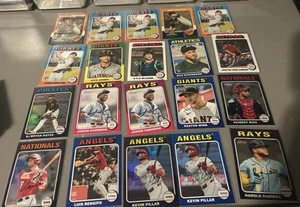 2024 Topps Heritage Baseball Card Lot - SP, Rookie, Inserts & More - Picture 1 of 5