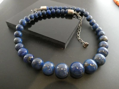 Colar de contas redondas de lápis graduado JAY KING DTR Mine Finds esterlina 925 21" - Imagem 1 de 4