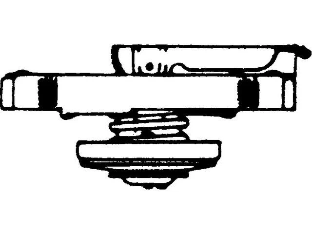 Radiator Cap For 1965-1972 Ford Ranchero 1971 1966 1967 1968 1969 1970 QP483CM - Image 1 of 1