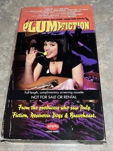 Plump Fiction VHS Julie Brown Rhino Tarantino Pulp Fiction Parody **TESTED** - Picture 1 of 4