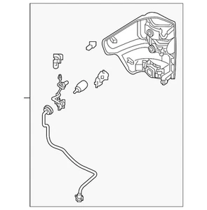 Genuine Nissan Combo Lamp Assembly 26555-EZ23D - Bild 1 von 5