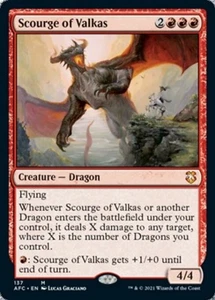 MTG - SCOURGE OF VALKAS - Forgotten Realms Commander (R) - Foto 1 di 1