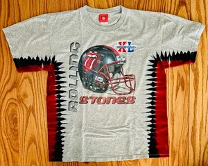 THE ROLLING STONES - 2005 Super Bowl XL Tie Dye T-Shirt Size L~NFL Official~Top! - Picture 1 of 2
