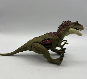 Jurassic World Battle Damage Albertosaurus Green Variant Mattel Movie Dinosaur - Picture 1 of 14