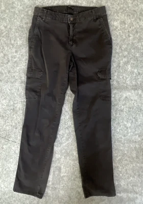 Pantalones de senderismo North Face cargo para mujer 6 (30 x 30) negros cintura elástica pierna recta Foto 1 de 4