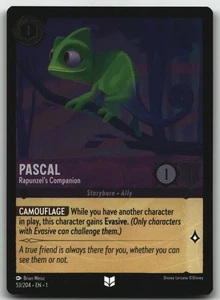 Pascal - Rapunzel's Companion lámina poco común El primer capítulo 53/204 casi nuevo - Imagen 1 de 2