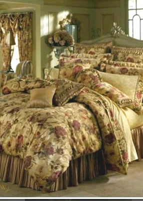 EDREDÓN RETRATO CROSCILL Y 2 FUNDAS DE ALMOHADA ESTÁNDAR RARO RETIRADO ESTADO GR8 Foto 1 de 4