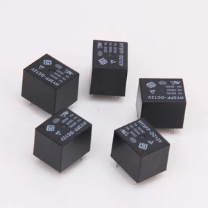 5 X Mini-PCB-Typ Elektronisches Leistungsrelais 12V DC - Picture 1 of 7