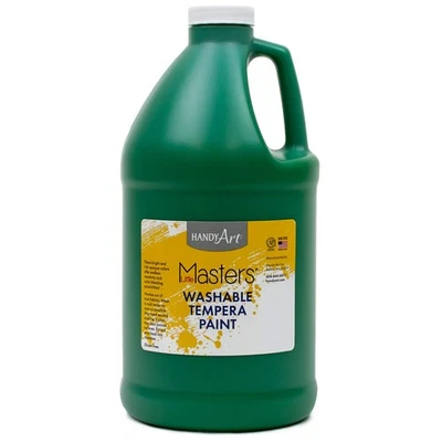 Little Masters Washable Tempera Paint, Half Gallon, Green,212-745 64 Fl Oz (P... - Image 1 of 4