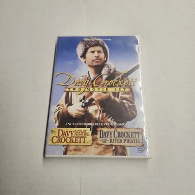 Davy Crockett Two Movie Set DVD Walt Disney Fess Parker & Walter Brennen - Image 1 of 3