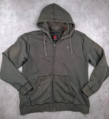 ScotteVest Hoodie Mens Medium Gray TEC Full Zip Fleece Jacket Hidden Pockets - Image 1 of 4