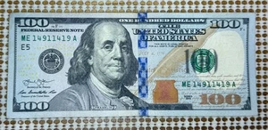 Fancy Serial Number 2013 $100 Bill Trinary Near Repeater ME 14911419 A 🇺🇸 💰 - Picture 1 of 2