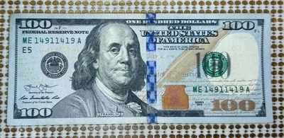 Fancy Serial Number 2013 $100 Bill Trinary Near Repeater ME 14911419 A 🇺🇸 💰 - Image 1 of 2