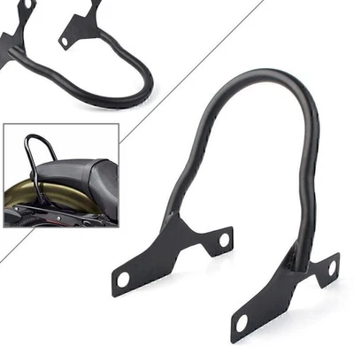 1x Shorter Rear Backrest Passenger Sissy Bar For Harley Sportster XL 883 1200 48 Foto 1 de 4