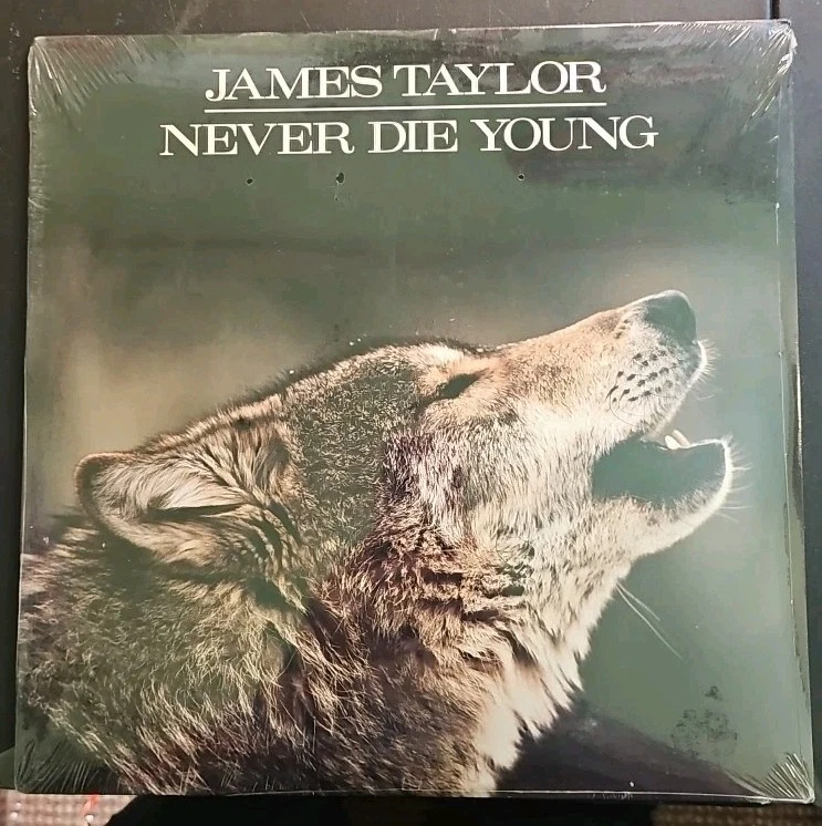 James Taylor Never Die Young 1st Pressing Columbia Records FC 40851 Hype Sticker