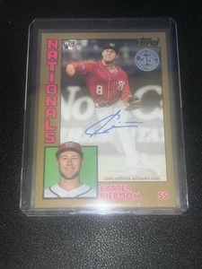 2019 Topps Update - Carter Kieboom 1984 Gold Auto RC /50 - Bild 1 von 2