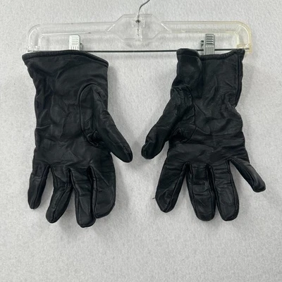 Vintage Mario Papa & Sons Inc Gloves Leather Black Men Size 8 USA - Image 1 of 4