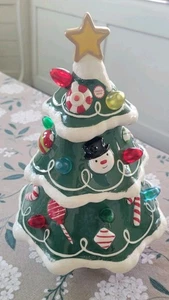 Hallmark HMK Keramik musikalischer Gummistropfen beleuchteter Weihnachtsbaum 10,5 Zoll - Bild 1 von 6