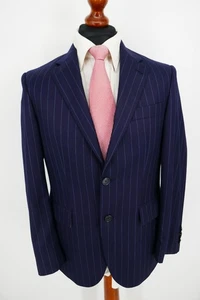 Dolzer Handmade Sakko Gr.46 100% Schurwolle Dunkel Blau Top Zustand - Bild 1 von 9