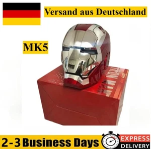 Casco Iron Man MK5 1:1 - Completamente automatico e controllo vocale, spedizione dalla Germania - Foto 1 di 10