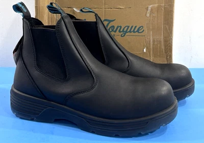 NUEVO EN CAJA 11 M REDBACK STATION PUNTERA COMPUESTA AZUL LENGÜETA BOTAS SEGURIDAD SIN CORDONES NEGRAS Foto 1 de 4