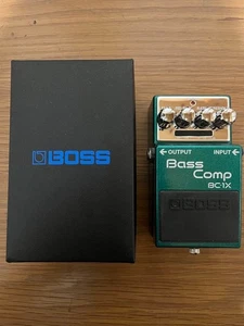 BOSS BC-1X Bass Comp Compressor Pedal Green – Near Mint, Works Perfectly - Picture 1 of 7
