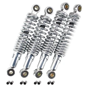 Stoßdämpfer Tieferlegung SET 240mm + 260mm Chrom für Simson Schwalbe KR51 - Picture 1 of 8