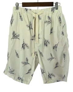 Nanamica Men’s Easy Shorts Cream Hawaiian Japan Floral Size 30 New $430 - Picture 1 of 11