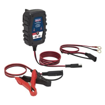 Sealey Compact Smart Trickle Charger & Maintainer 1A 6/12V AUTOCHARGE100HF - Image 1 of 4