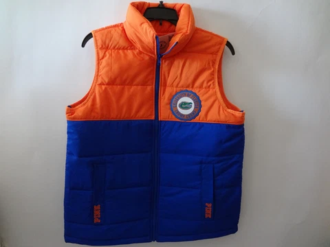 Victorias Secret PINK  University of Florida Gators Puffer Vest $109 NWT Medium Cover