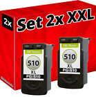 2x XL Ink Cartridges for Canon PG-510 Pixma MX360 MX420 MX340 MX350 MX410 Set