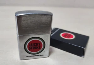 Promo Metal Gasoline Lighter Lucky Strike Rare - Picture 1 of 11