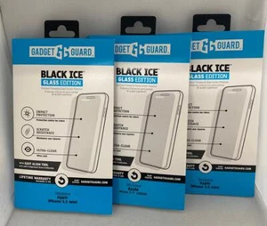 3 Pack Gadget Guard Black Ice Edition Tempered Glass Apple iPhone 12 Mini -Clear - Picture 1 of 3