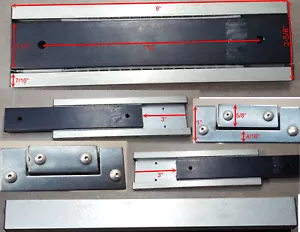 9” Long 2-5/8” Wide, Del-Tron LINEAR MOTION SLIDE STAGE 3” Travel - Picture 1 of 12