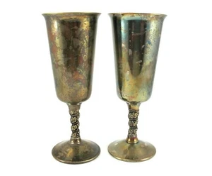 Valero Grapevine EPB CHAMPAGNER 2er Set Weingläser Silber Teller Made in Spain - Bild 1 von 7
