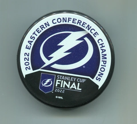 2022 Eastern Conference Champions Tampa Bay Lightning Hockey Puck Cover