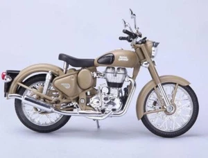 Royal Enfield Maisto modelo a escala 1:12 RLCSMO000006 clásico 500 tormenta del desierto - Imagen 1 de 3