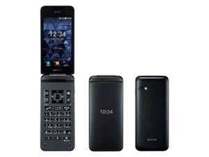 KYOCERA 902KC DIGNO KEITAI 3 ANDROID FLIP PHONE BLACK UNLOCKED JAPAN NEW - Picture 1 of 5