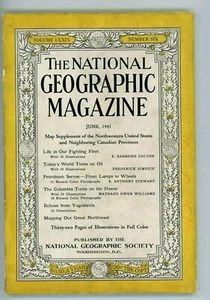 June 1941 National Geographic Magazine Life In Our Fighting Fleet Ww II - Picture 1 of 8