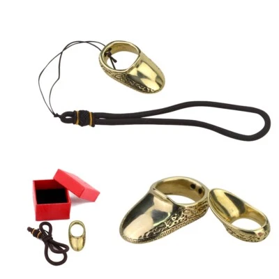 16-23mm Copper Thumb Ring Finger Guard Archery Ring Protector Gear Bow Hunting - Image 1 of 4