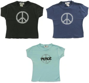 So Nikki Girls Short Sleeve Cropped Graphic Print Tee Top T-Shirt - Picture 1 of 7