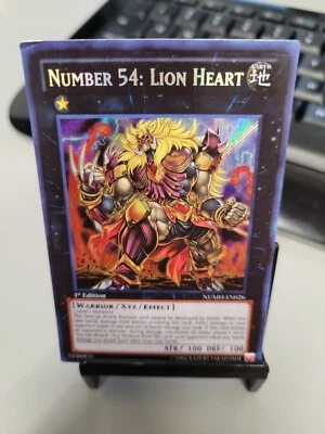 Number 54: Lion Heart - NUMH-EN026 - Secret Rare 1st Edition DVY12 - Image 1 of 2