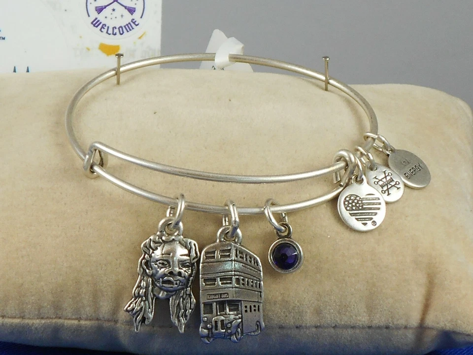 Pulsera Alex and Ani Rafaeliana Plata HARRY POTTER BUS NOCTURNO TRÍO ENCANTO $59 Foto 1 de 3